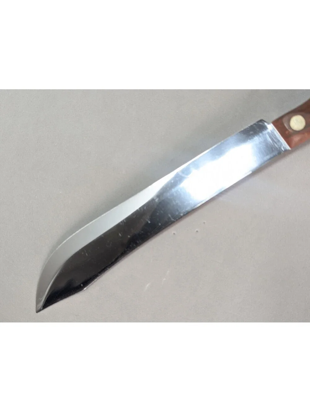 VTG Cutco No. 22 Butcher Knife Brown Swirl Handle 8